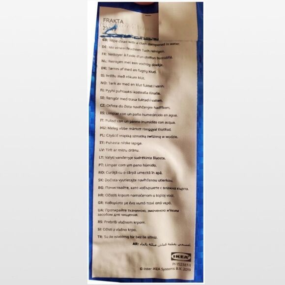 New IKEA Utility Oversized Tote Tarp Bags - Picture 15 of 15